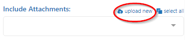 The upload new link
