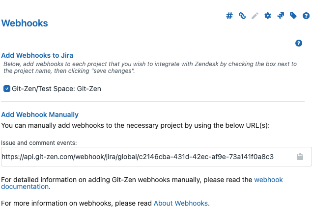 The list of Jira projects