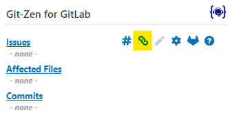 The Link Issue button